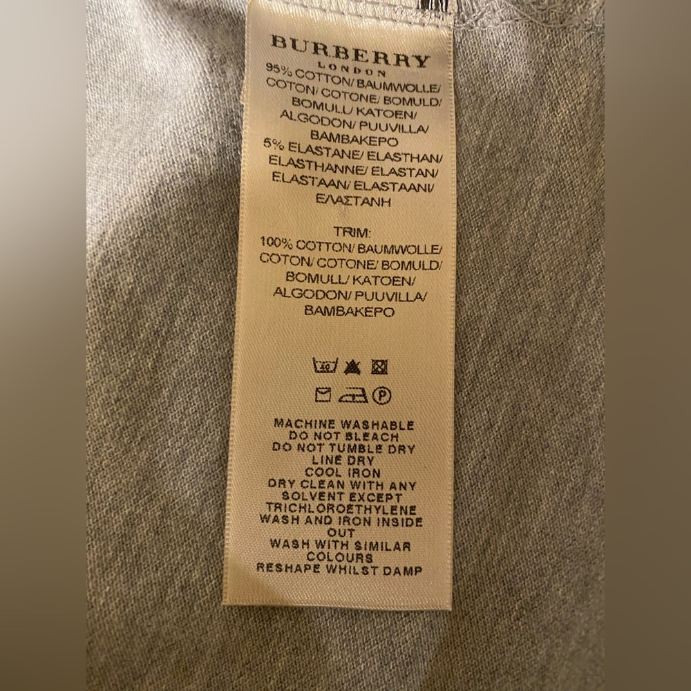 Burberry Gray Button Down Shirt - Picture 4 of 4